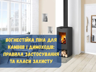 Вогнестійка піна для камінів і димоходів: правила застосування та класи захисту