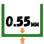 0,55мм