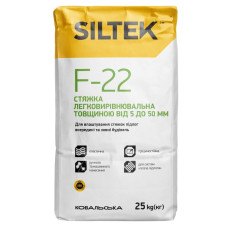 SILTEK F-22 Стяжка легковыравниваемая толщиной от 5 до 50 мм, 25 кг