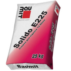 Цементно-песчаная стяжка Baumit Solido E225 12–80 мм, 25 кг