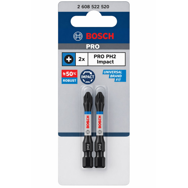 Біта ударна Pro Bosch Impact Control PH2x55 мм (2608522520)