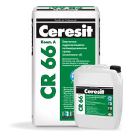 Ceresit CR 66 Эластичная гидроизоляционная полимерцементная смесь 17,5 кг + 5 л