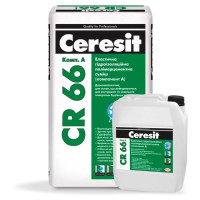 Ceresit CR 66 Эластичная гидроизоляционная полимерцементная смесь 17,5 кг + 5 л