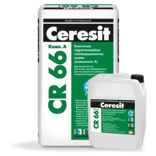 Ceresit CR 66 Эластичная гидроизоляционная полимерцементная смесь 17,5 кг + 5 л