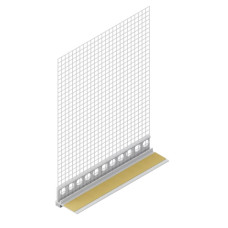  Ceresit (Церезит) CT 340 A/03 Профиль примыкающий со стеклосеткой для оконных и дверных блоков 6 мм х 2,4 м