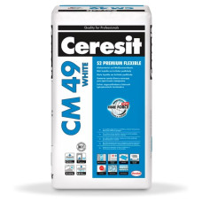 CERESIT CM 49 Суперэластичная клеящая смесь для плитки S2 Premium Flexible 20кг