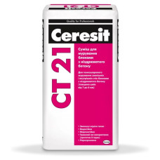 Ceresit СТ 21 Смесь для кладки газоблока, 25кг