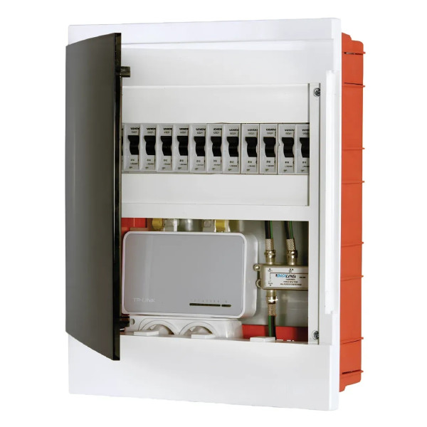 Бокс для автоматичних вимикачів  Comfort 12 прихованої установки 230х275х79 