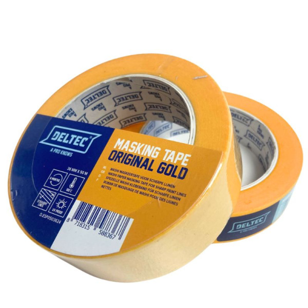 Малярна стрічка Deltec GOLD 36 мм × 50 м