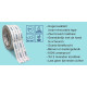 Deltec Clean Removable Tape 50 мм × 33 м знімна ПВХ-стрічка біла