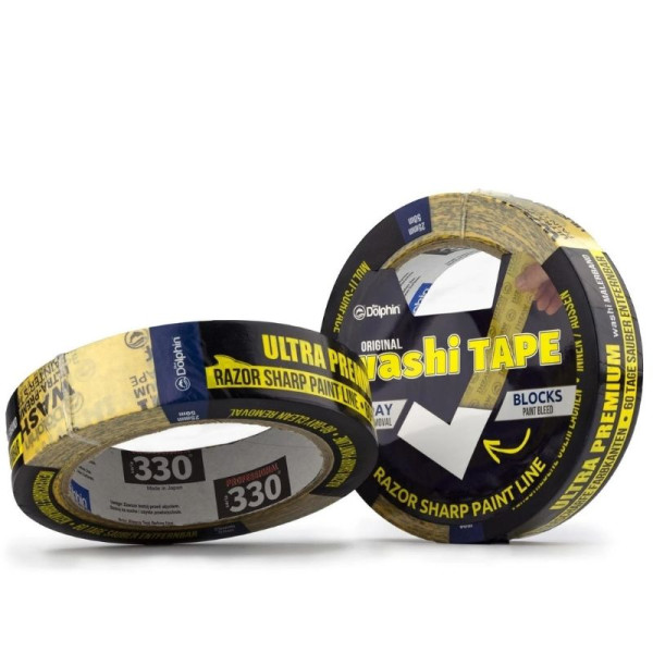 Малярська стрічка Blue Dolphin WASHI XF7 Ultra Premium 25 мм × 50 м