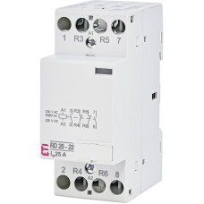 Контактор модульний ETI RD 25-22 25A 230V AC/DC (2NO + 2NC)