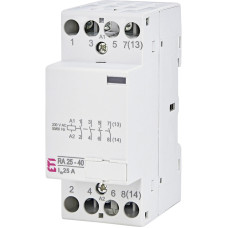 Контактор модульний ETI RA 25-40 25A 230V AC (4NO)