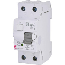 Диференційний автоматичний вимикач ETI KZS-2M C 40/0,03 тип AC (10kA)