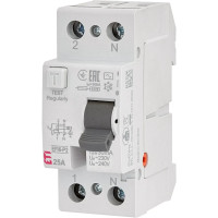 Реле дифференциальное (УЗО) 2р EFI6-P2 25/0,03 тип AC (6kA)