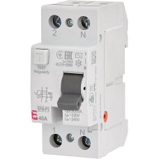 Реле диференційне (ПЗВ) 2р EFI6-P2 40/0,03 тип AC (6kA)