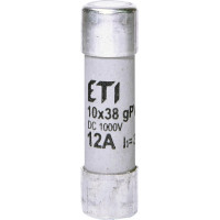 Запобіжник ETI CH 10x38 gPV 12A 1000V 30kA