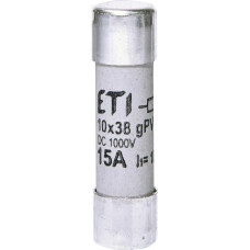 Предохранитель ETI CH 10x38 gPV 15A 1000V 10kA