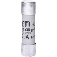 Запобіжник ETI CH 10x38 gPV 20A 1000V 10kA