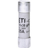 Запобіжник ETI CH 10x38 gPV 25A 900V 30kA
