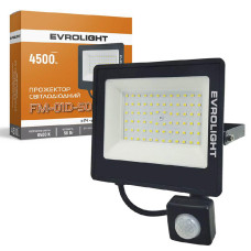 Прожектор світлодіодний з датчиком руху EVROLIGHT FM-01D-50 50W 6400К
