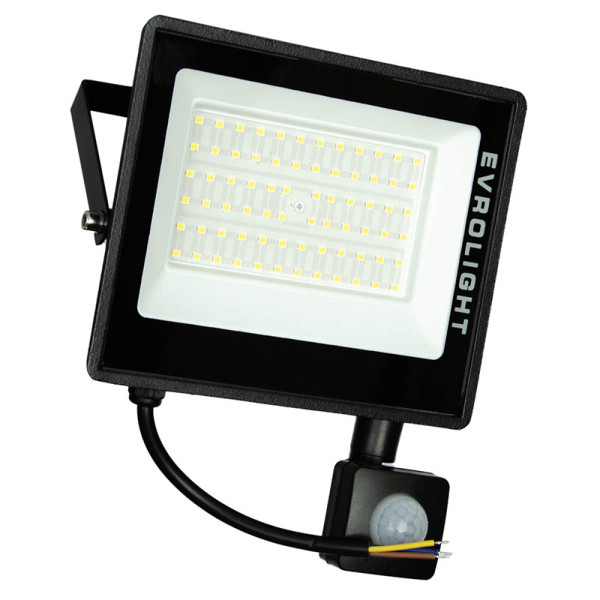 Прожектор світлодіодний з датчиком руху EVROLIGHT FM-01D-50 50W 6400К
