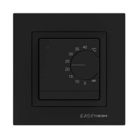 Терморегулятор поворотний Easytherm Asfora ET-25 16А, 3200Вт чорний