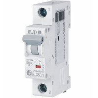 Автоматичний вимикач Eaton Moeller HL 4,5kA 1P 50А C