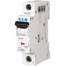 Автоматичний вимикач Eaton PL 6 kA 1P 10A C