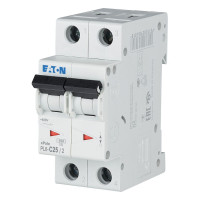 Автоматичний вимикач Eaton PL 6 kA 2P 25A C