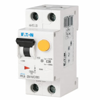 Диференційний автоматичний вимикач Eaton PFL6 2Р, 20А, C, 30mA, тип АС, 6кА