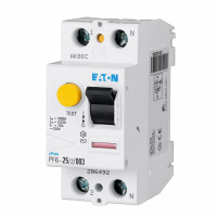 Пристрій захисного відключення (ПЗВ) Eaton 2P, 25A, 30mA, АС, 4,5кА