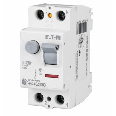Устройство защитного отключения (УЗО) Eaton 2P, 40A, 30mA, АС, 4,5кА