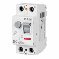 Устройство защитного отключения (УЗО) Eaton 2P, 63A, 30mA, АС, 4,5кА