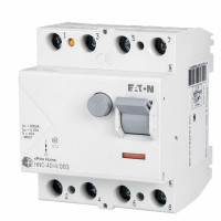 Устройство защитного отключения (УЗО) Eaton 4P, 40A, 30mA, АС, 6кА