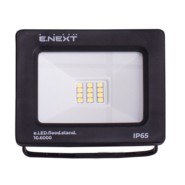 Прожектор світлодіодний 10Вт, 6000К. e.LED.flood.stand.10.6000 E.NEXT