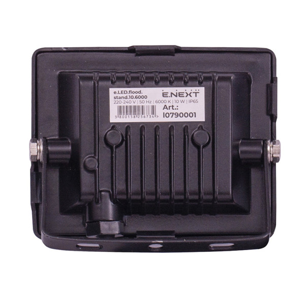 Прожектор світлодіодний 10Вт, 6000К. e.LED.flood.stand.10.6000 E.NEXT