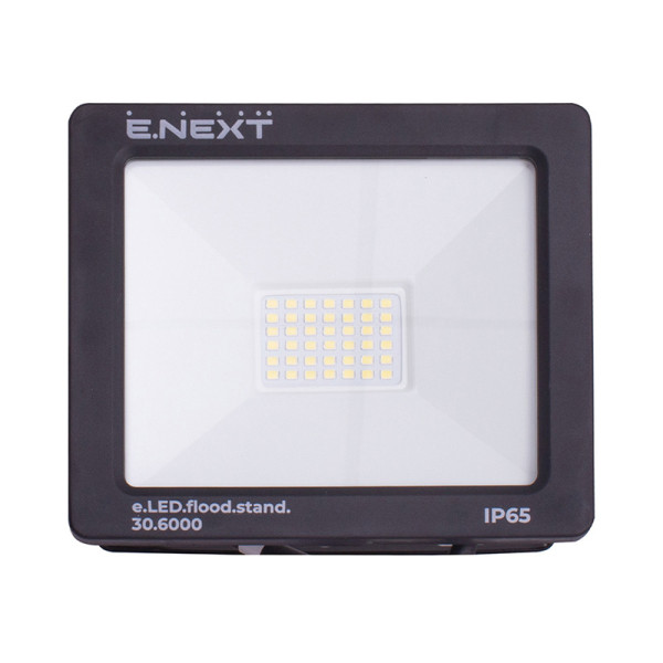 Прожектор світлодіодний 30Вт, 6000К. e.LED.flood.stand.30.6000 E.NEXT