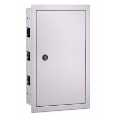 Корпус металевий e.mbox.stand.w.f3.36.z для 1-ф лічильника, 36 мод., вбудований із замком