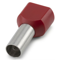 Ізольований наконечник Enext e.terminal.stand.te.2.1.red 2x1 кв.мм, червоний, 100шт