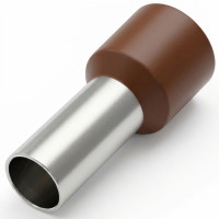Ізольований наконечник Enext втулковий e.terminal.stand.e10-12.brown, 10 кв.мм, 100шт
