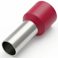 Ізольований наконечник Enext втулковий e.terminal.stand.e1008.red, 1 кв.мм, 100шт