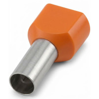 Ізольований наконечник Enext втулковий e.terminal.stand.te.2.4.orange, 2х4 кв.мм, 100шт