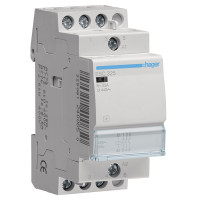 Контактор безшумний модульний Hager ESC325 25A 230V AC (3NO)