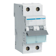 Автоматический выключатель Hager MBN 2P 6kA 32A B