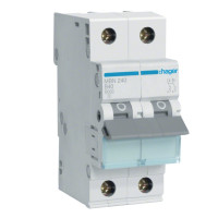 Автоматический выключатель Hager MBN 2P 6kA 40A B