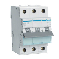 Автоматический выключатель Hager MBN 3P 6kA 32A B
