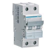Автоматический выключатель Hager MCN 2P 6kA 20A C