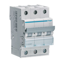Автоматический выключатель Hager MCN 3P 6kA 10A C