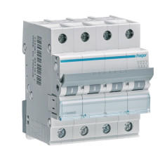 Автоматический выключатель Hager MCN 4P 6kA 16A C